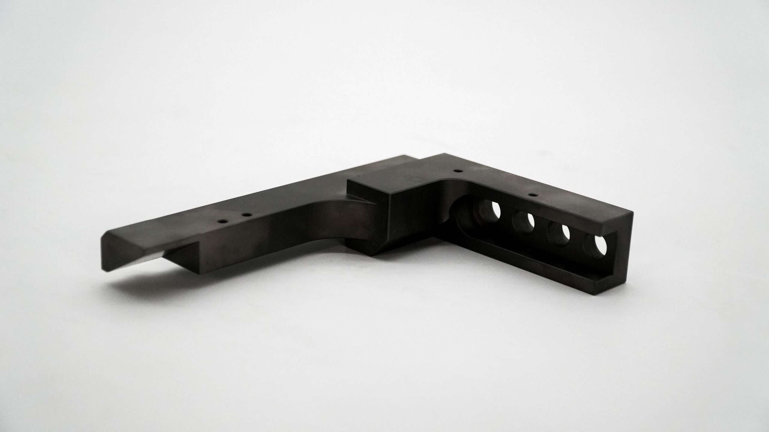 Black angled bracket