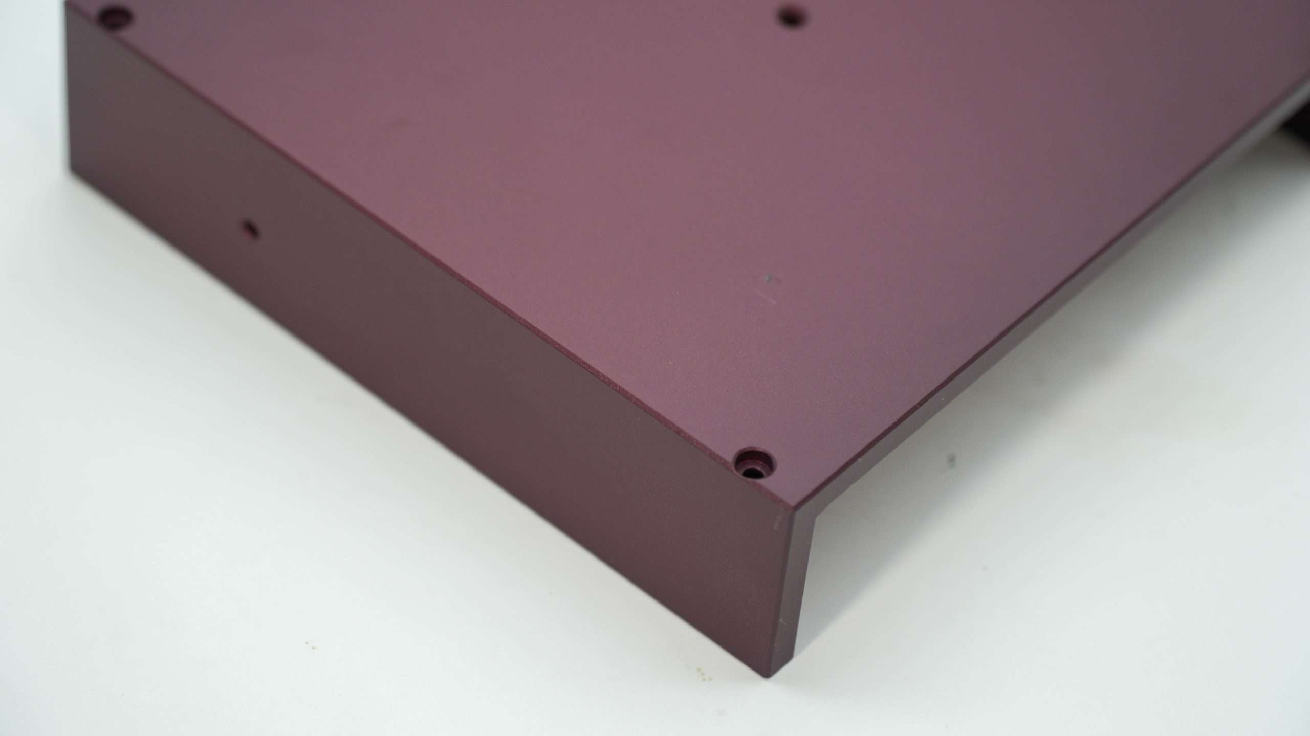 Detail of the same finished enclosure